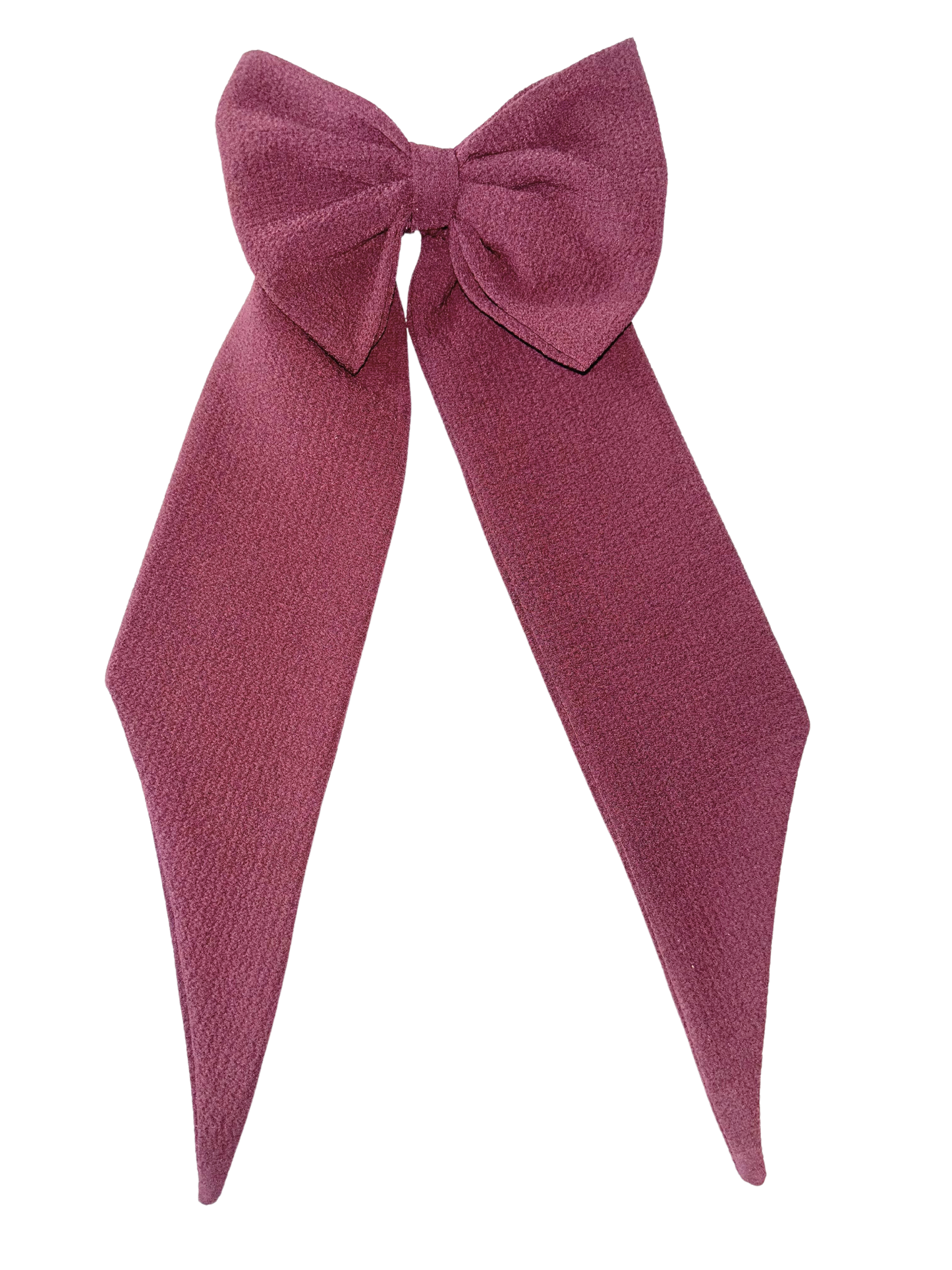 Excellent Maroon Hair Bow  - Simple and Stylish